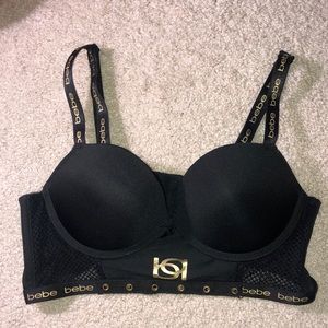 Women’s Bebe black bra